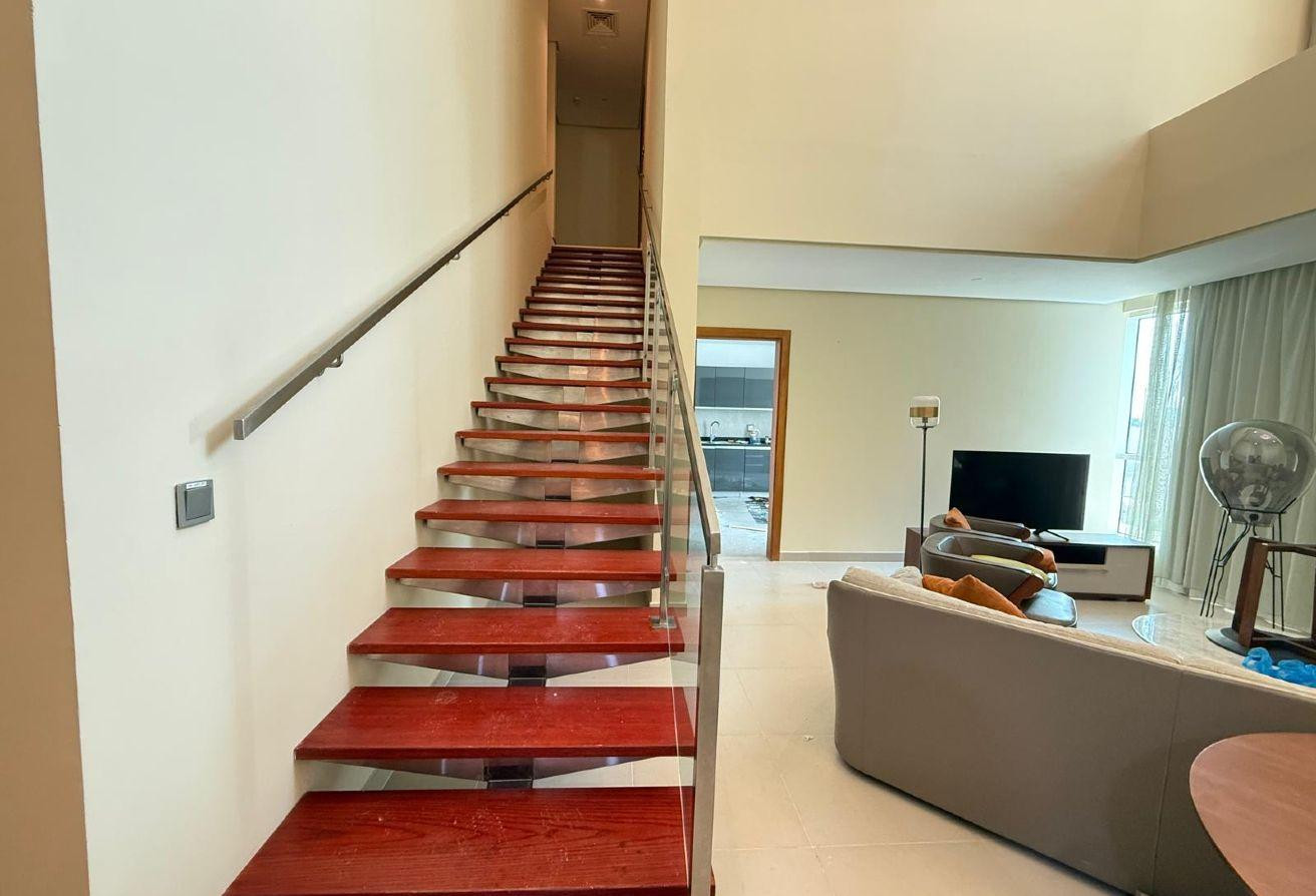 Modern 1BR Duplex with Bills Included | Lusail Mar - Duplex in Lusail Residence