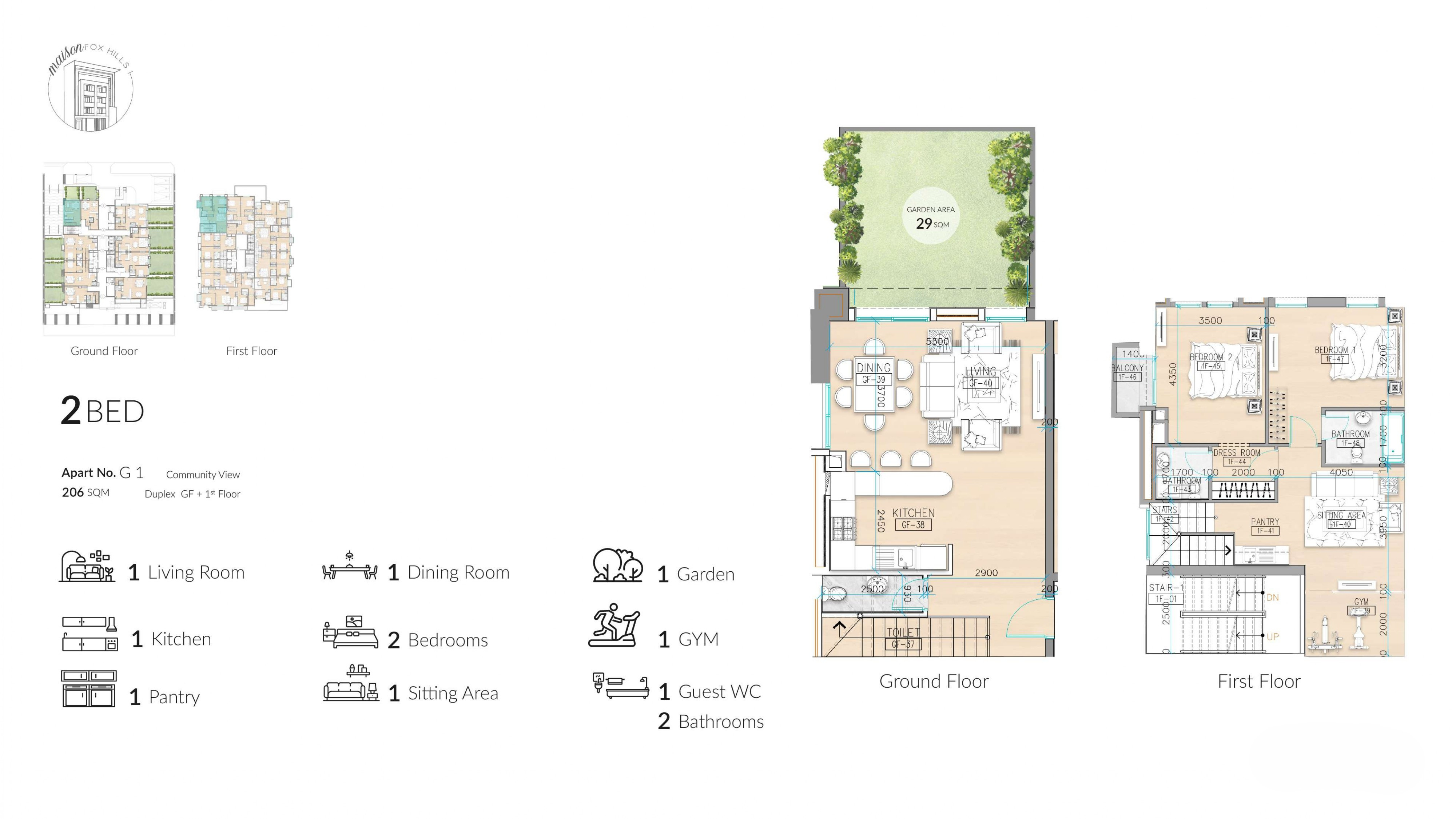 Modern Residences Offering Style, Privacy, and Comfort -2BHK For Sale - Apartment in Fox Hills