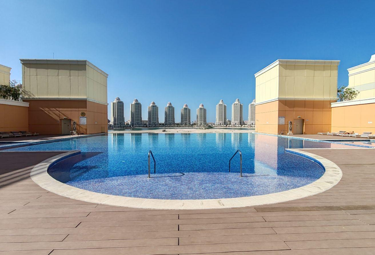 For Rent| Studio| The Pearl – Viva Bahriya| 96m² - Apartment in Al Mutahidah Tower