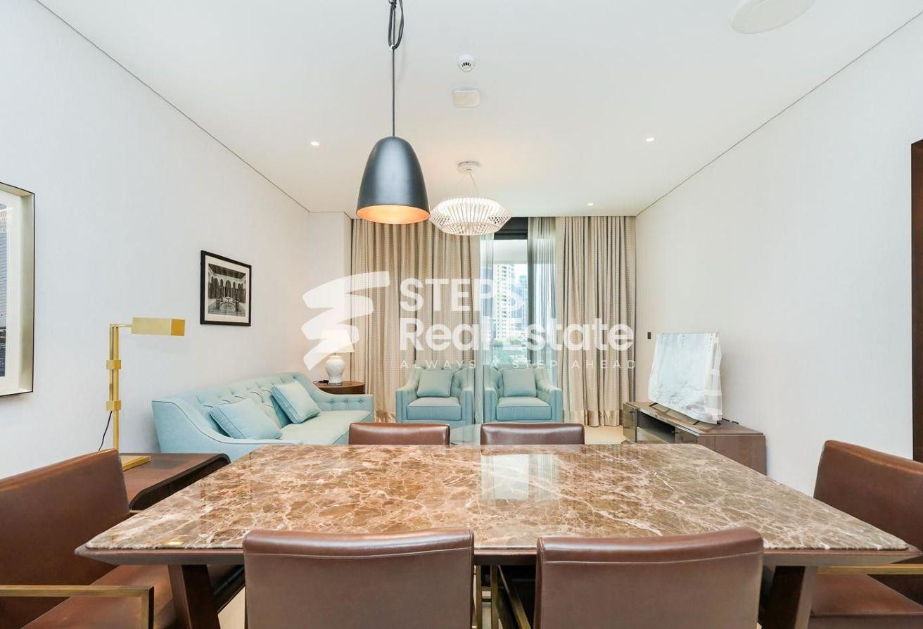 Luxurious 2 BHK Flat with Maids Room for Rent - Apartment in Lusail Residence