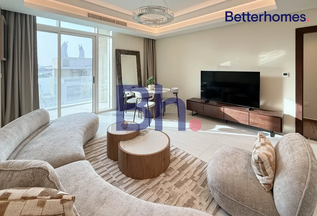 FULLY FURNISHED 1BR | GEWAN ISLAND LIVING - Apartment in Doha