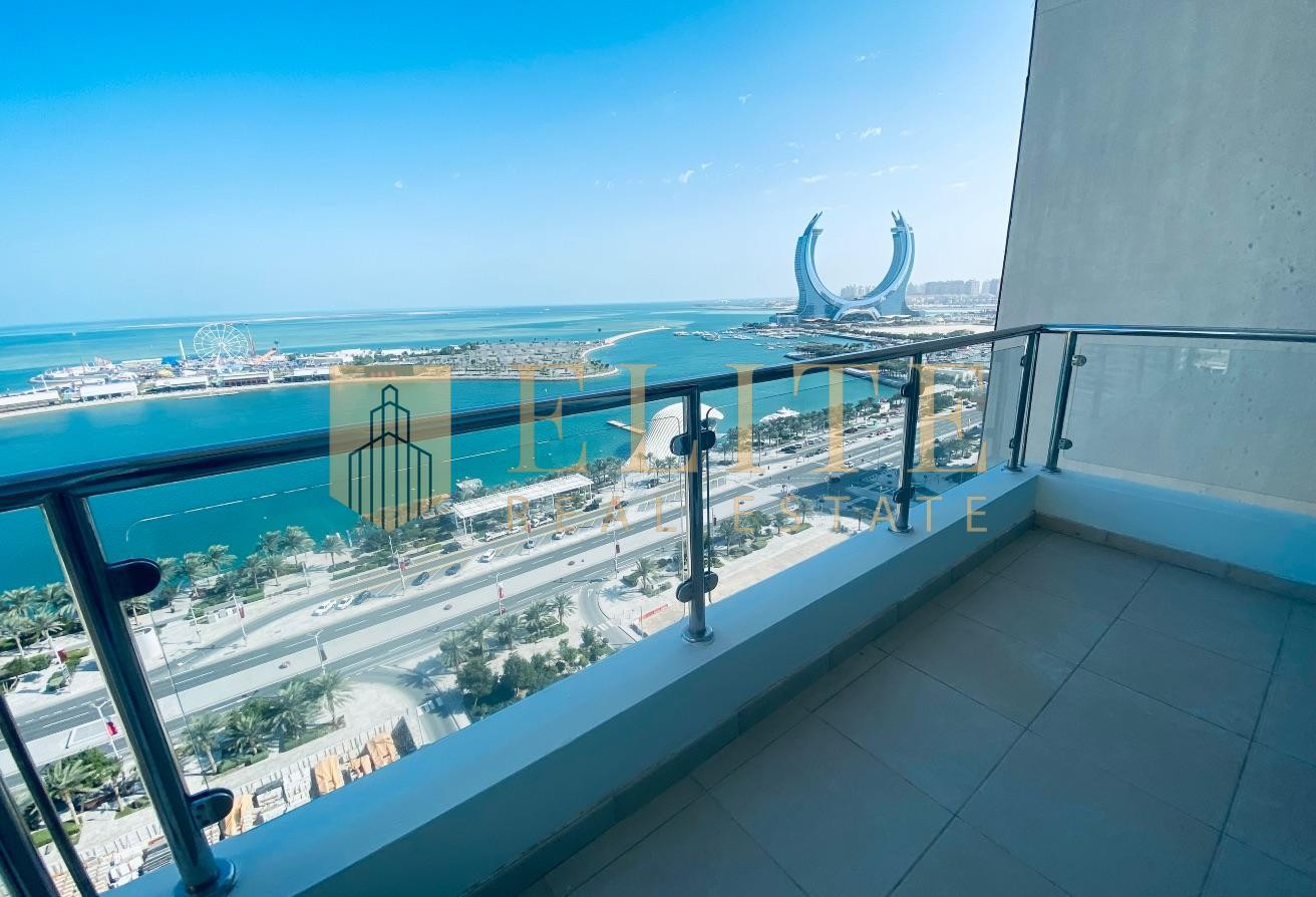 Including Bills 2 BR full Sea View with 2 Balcony - Apartment in Lusail Residence