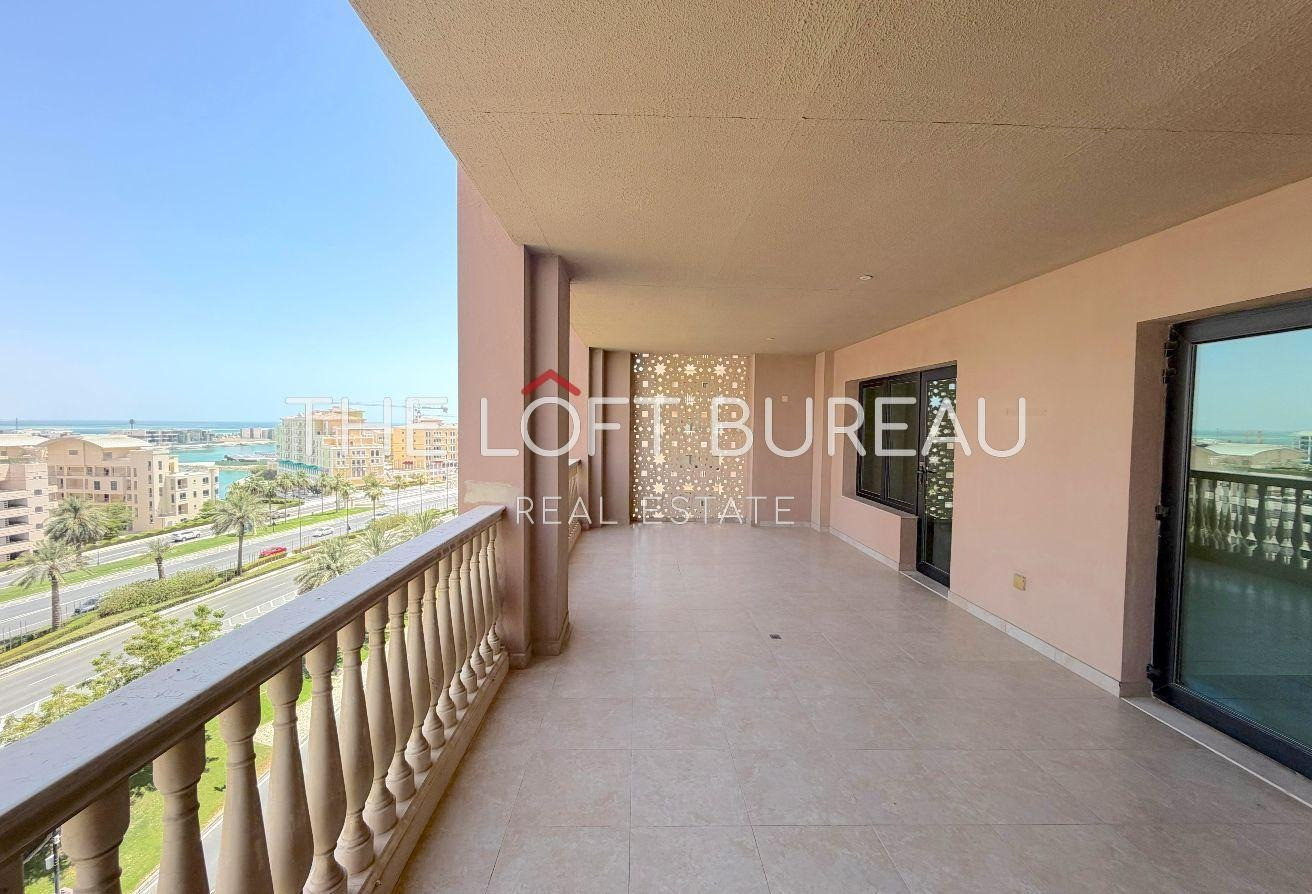 Large Balcony - Marina View - Furnished 2Bedrooms