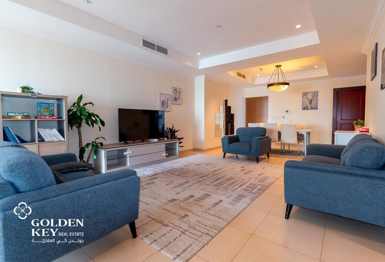 Sea View | Luxurious 2BR | Fully Furnished - Apartment in West Porto Drive