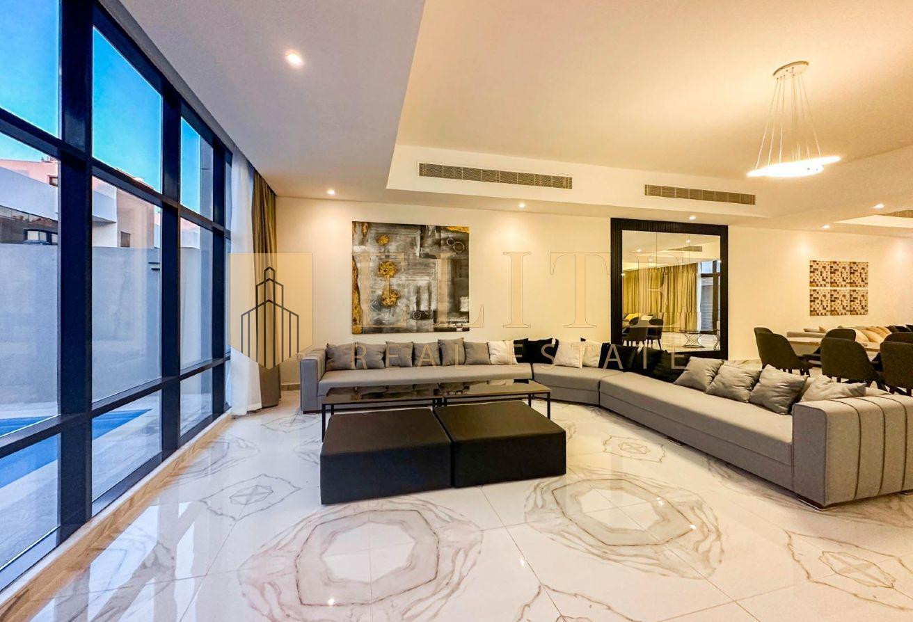 Modern 5-Master Villa with Private Pool | 13k QAR