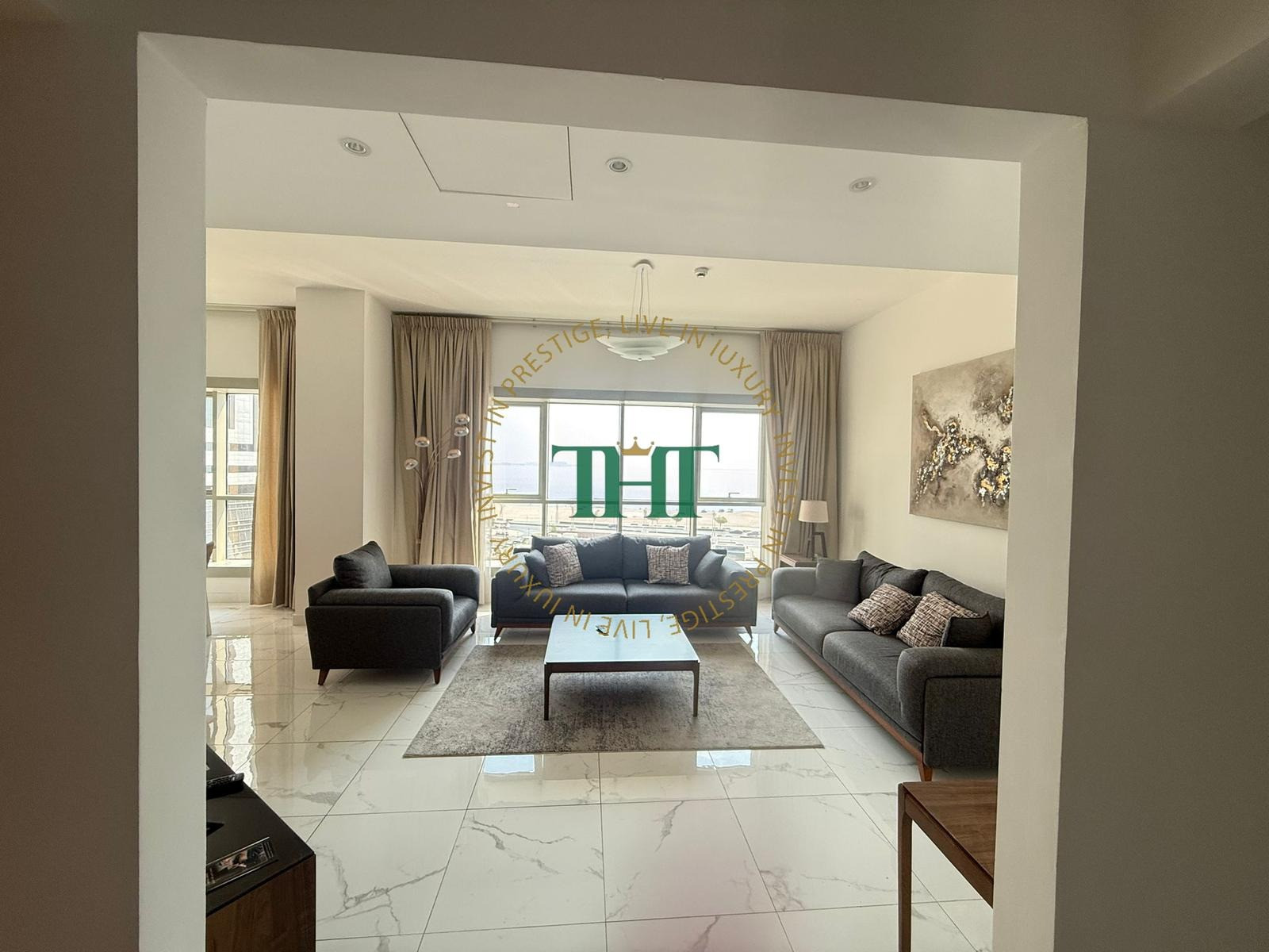 Luxurious | 3BHK | FF | Sea View | With Balcony - Apartment in West Bay Lagoon