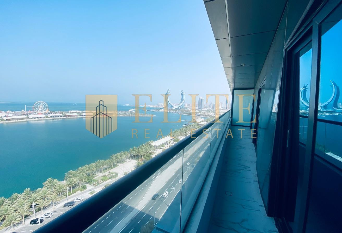 Brand New 2BR + Maid | Full Sea View | Lusail Mari - Apartment in Lusail Residence