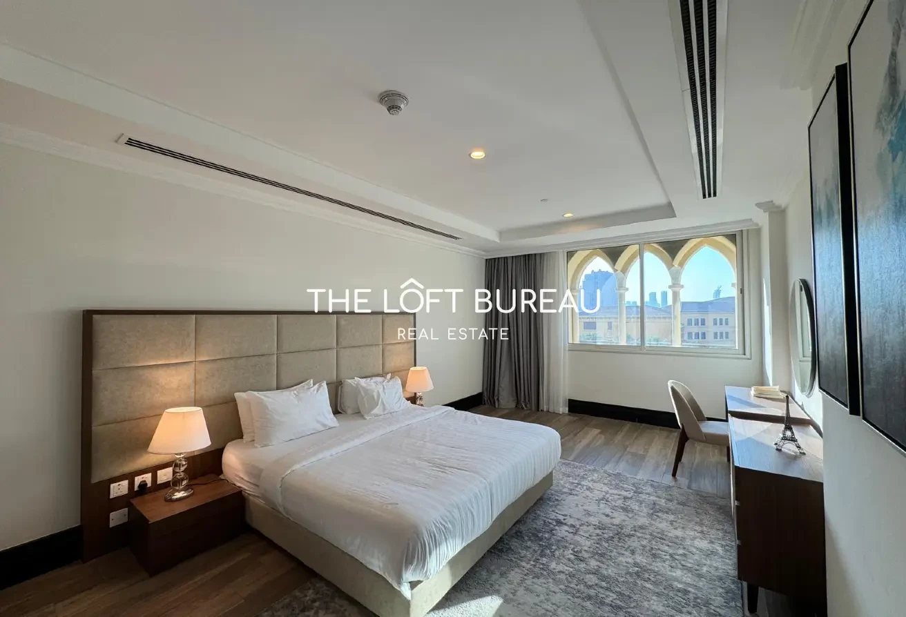For Rent | Fully Furnished Studio | Prime Sea View - Apartment in Doha