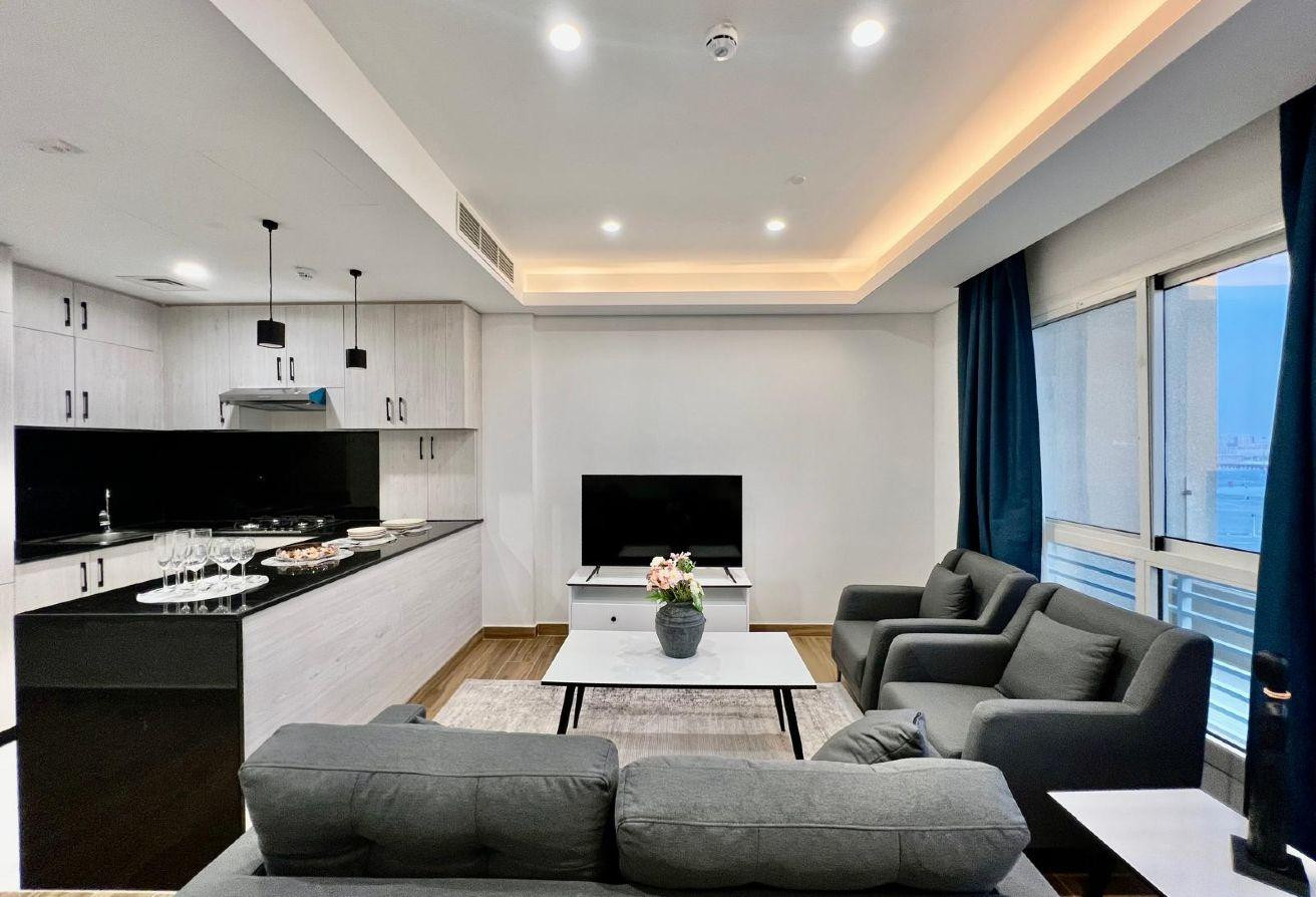 including bills_one bedroom_stadium view_brand new - Apartment in Al Erkyah City