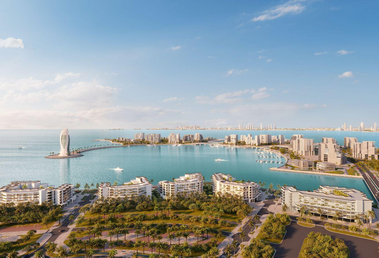 STUNNING SEA-VIEW | LUXURY 2-BDR | INFINITY POOL - Apartment in Qetaifan Islands