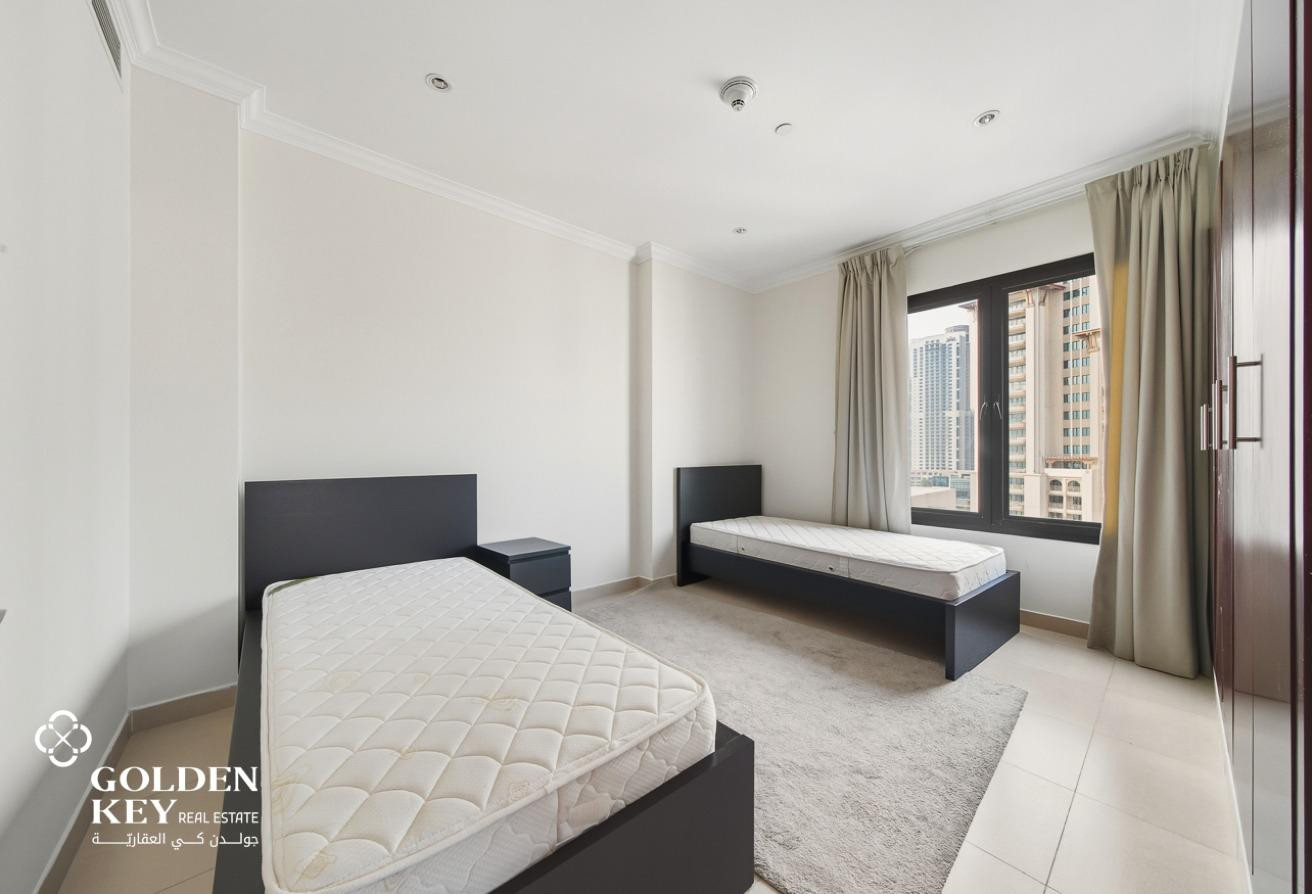 Marina View | Furnished 2BR for Rent| Porto Arabia