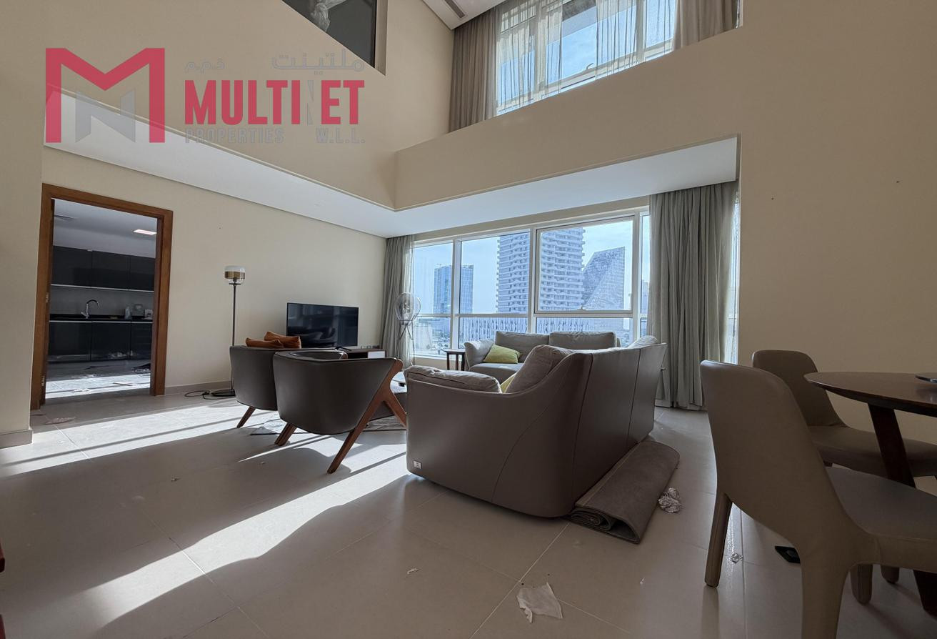 Bills Inc | Sunny 1 Bedroom Duplex | Lusail Marina - Duplex in Lusail Residence