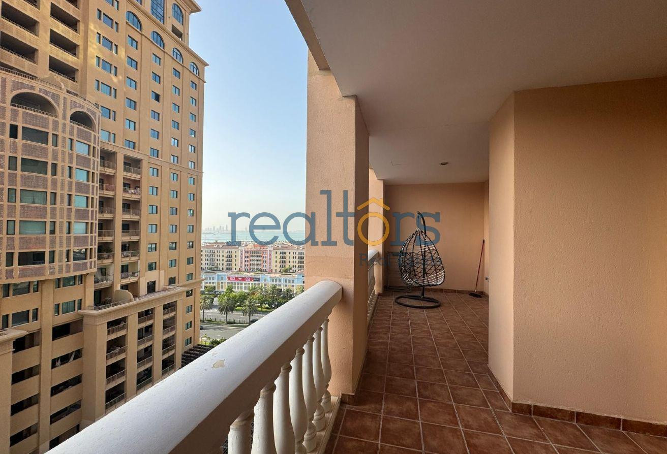 1BR Furnished Apt | Partial Marina View | Rented - Apartment in Tower 14