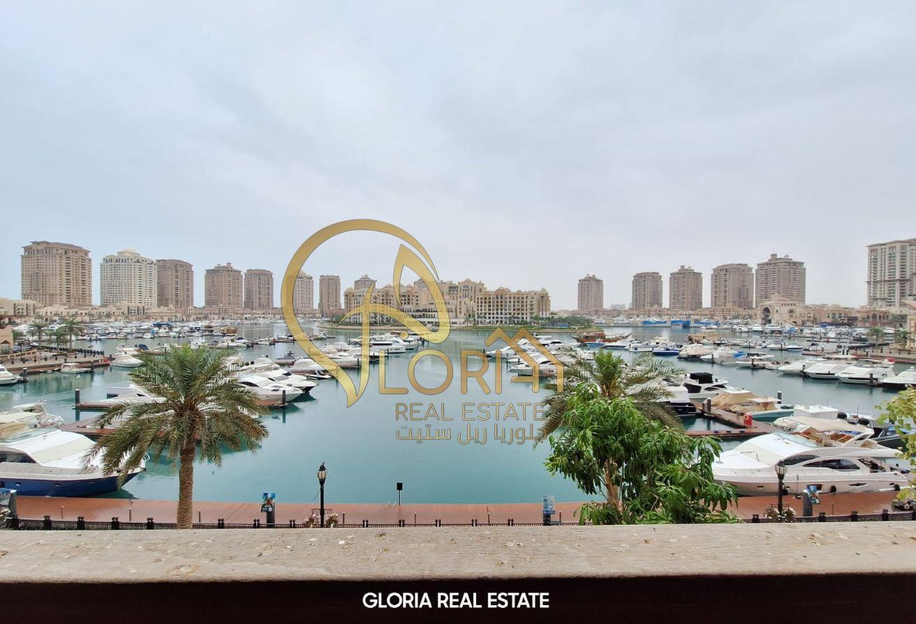 Spacious 1BR with balcony in Porto Arabia 7.500QAR