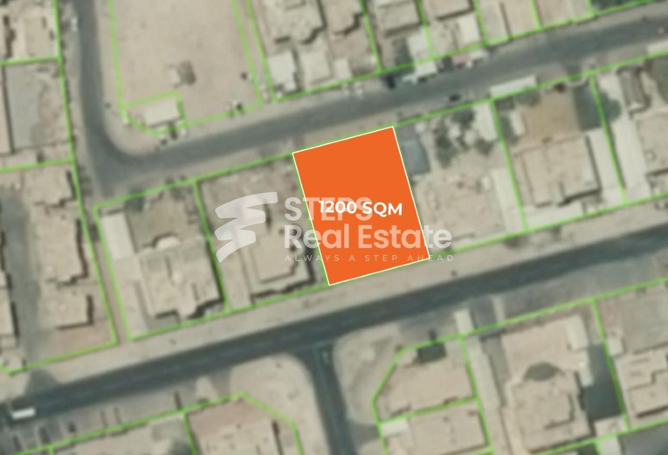 Prime Residential Land for Sale in Gharrafa - Labor Camp in Al Hanaa Street