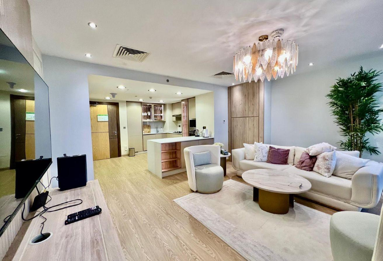 Upgrated two bedroom / balcony / sea view