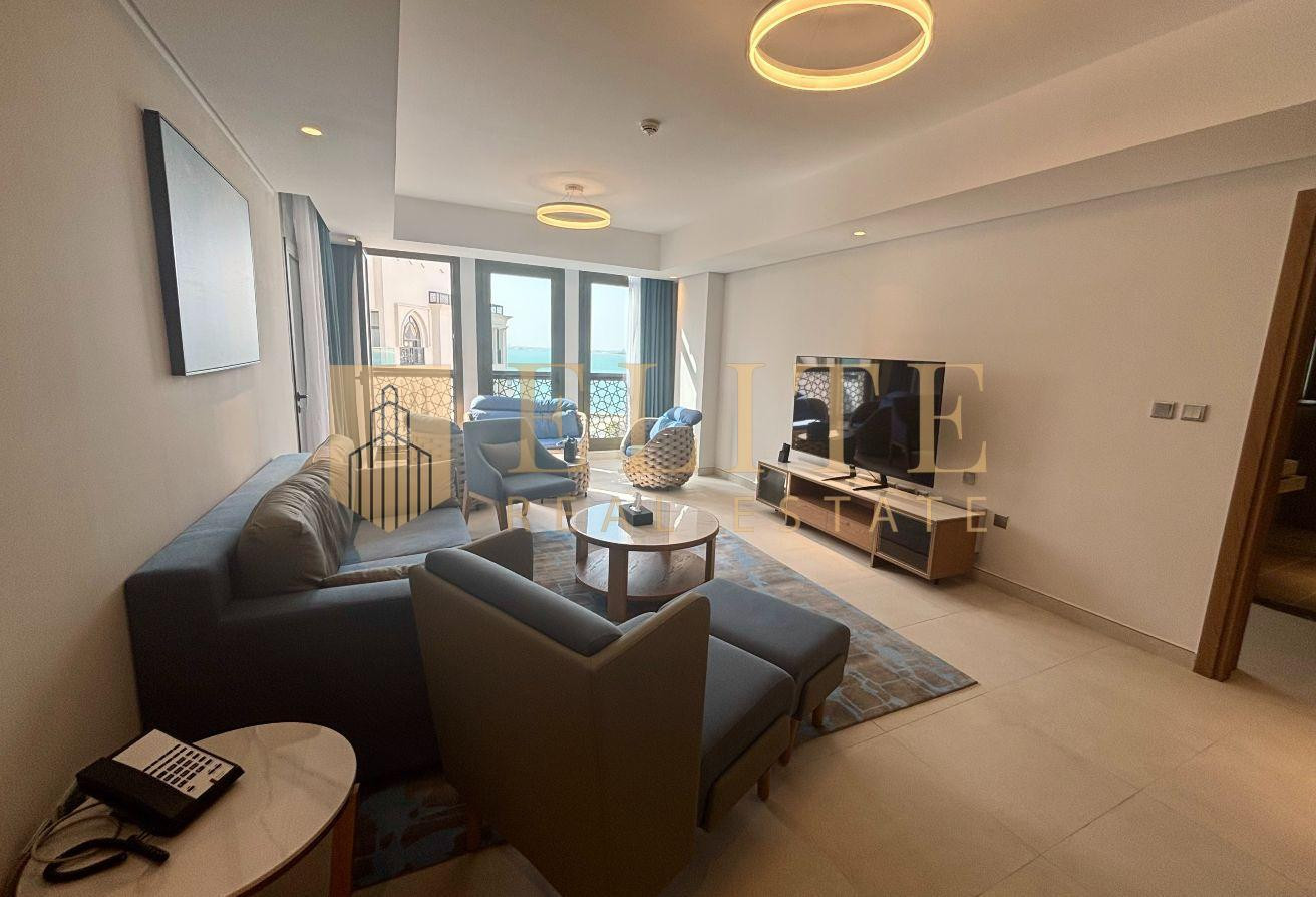 Elegant 2BR Apartment for Rent The Pearl, Qatar - Apartment in La Plage Centrale