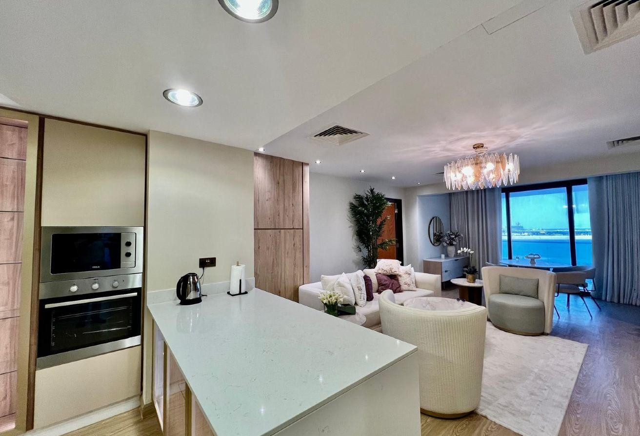 Upgrated two bedroom / balcony / sea view
