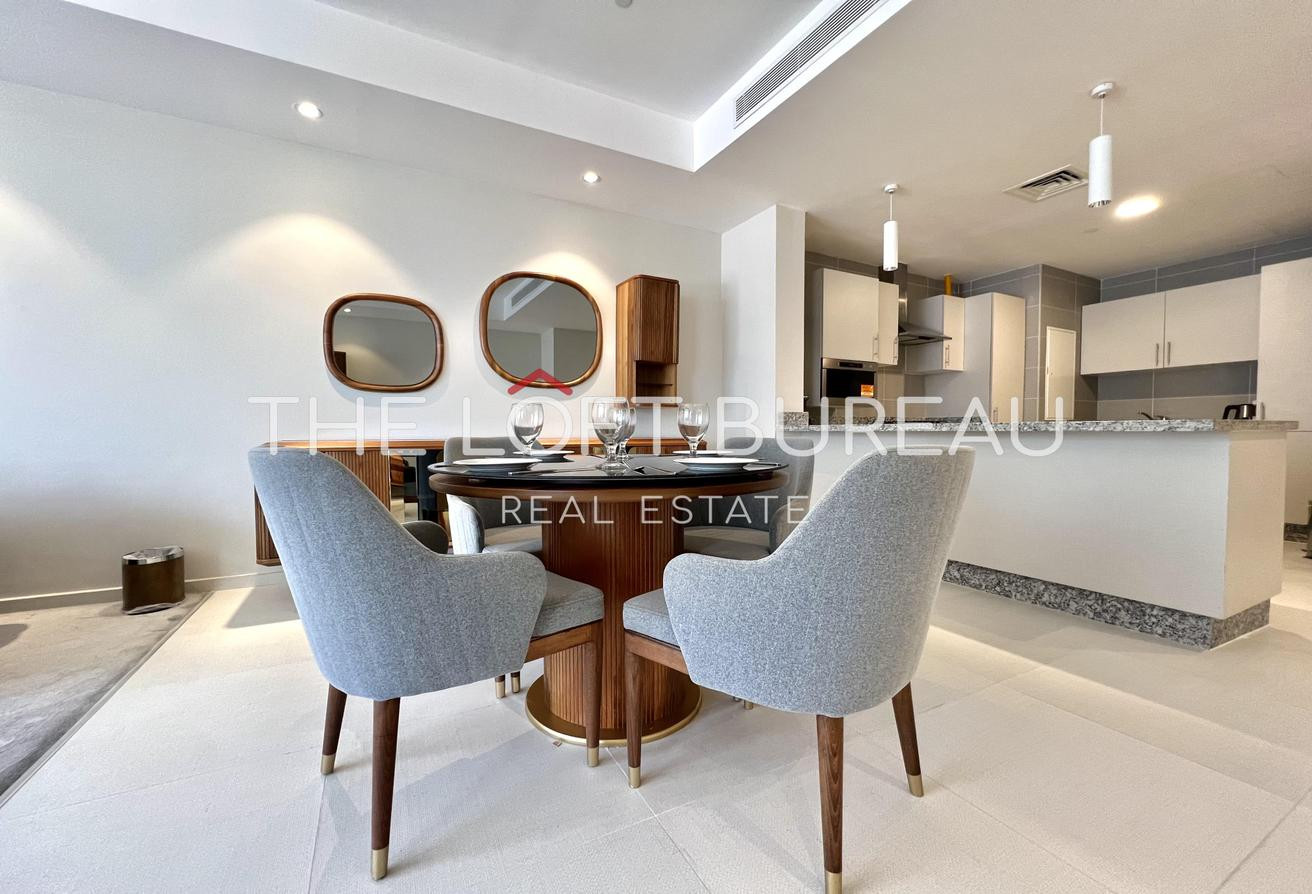 Elegant 1 BHK | Lusail | Sea View | PP Available - Apartment in Lusail Residence