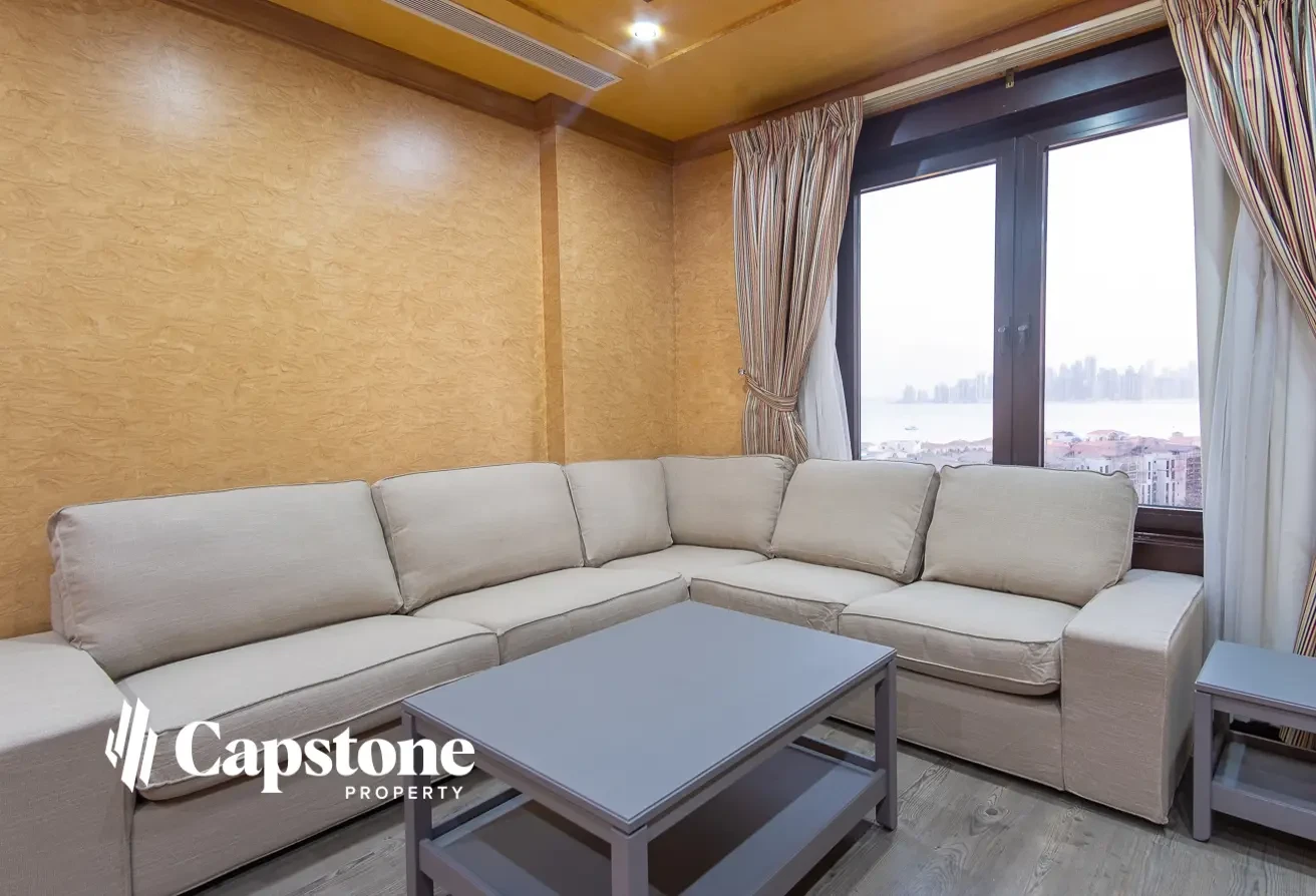 Marina View | Upgraded Fit-out 1BR Apartment - Apartment in Doha