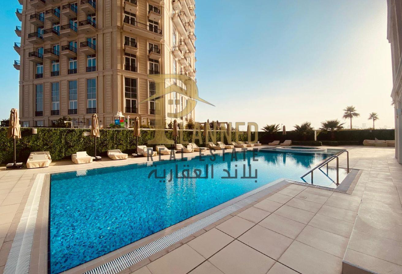 Fully Furnished 1BHK with Full Sea View in Pearl