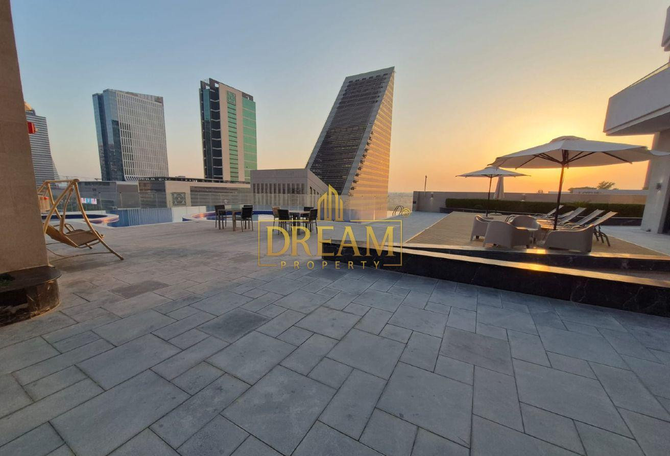 Balcony With Marina View | Premium 1 Bedroom - Apartment in Lusail Residence