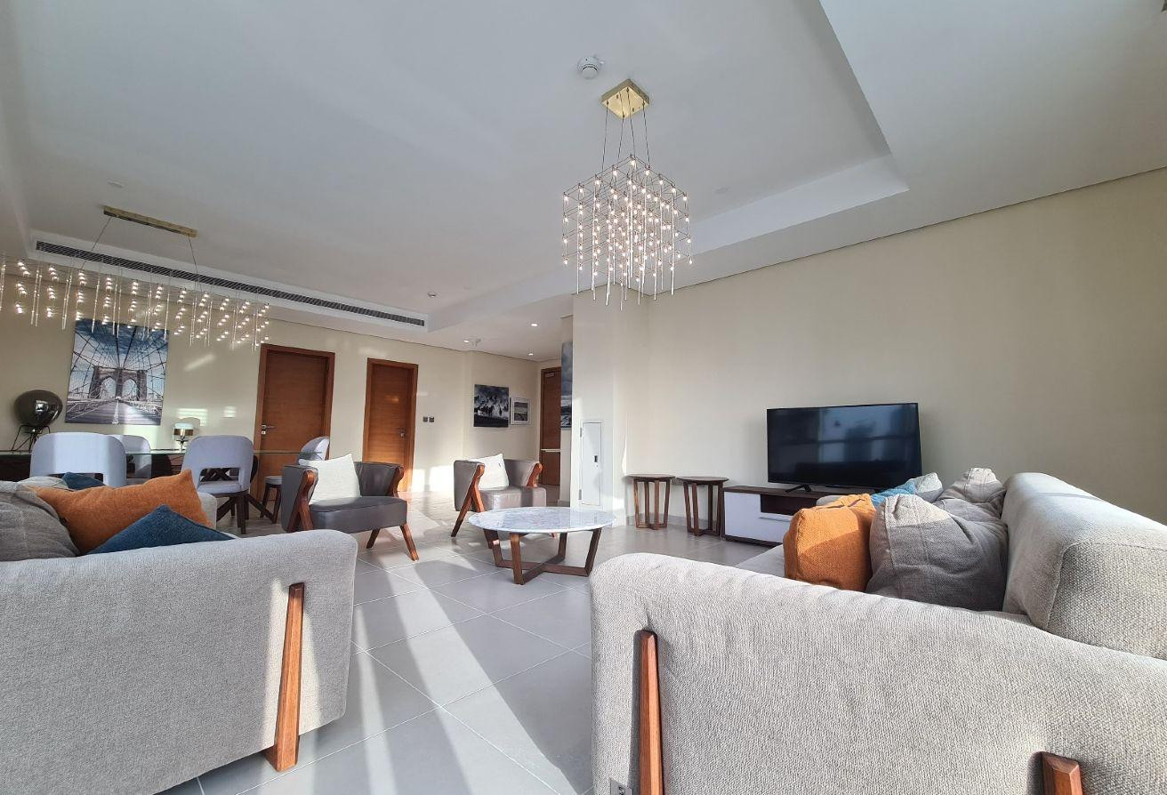 Bills INC | Bright 2 BR + Maid | Lusail Marina - Apartment in Lusail Residence
