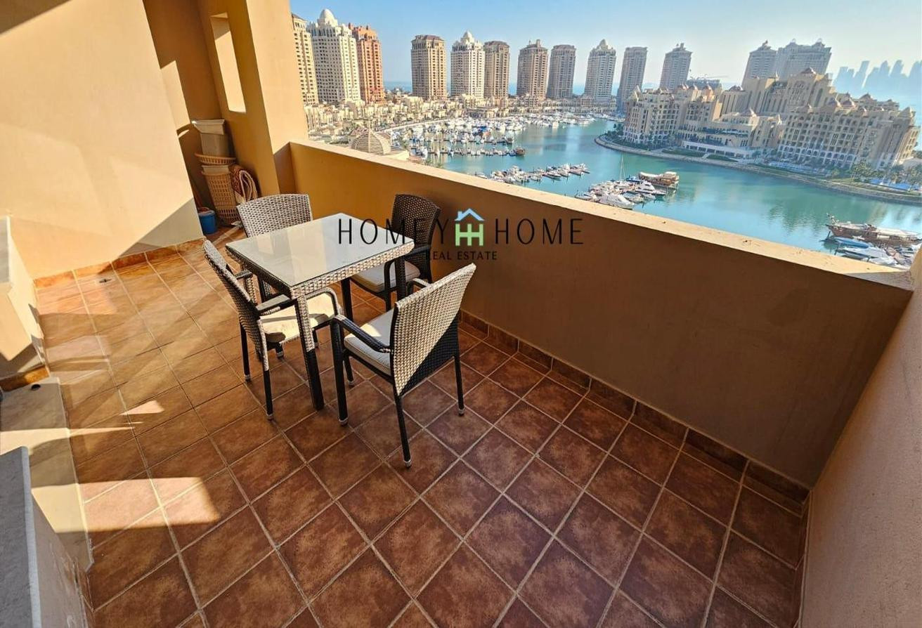 Furnished 2Bedrooms in Porto Arabia with Balcony - Apartment in Porto Arabia