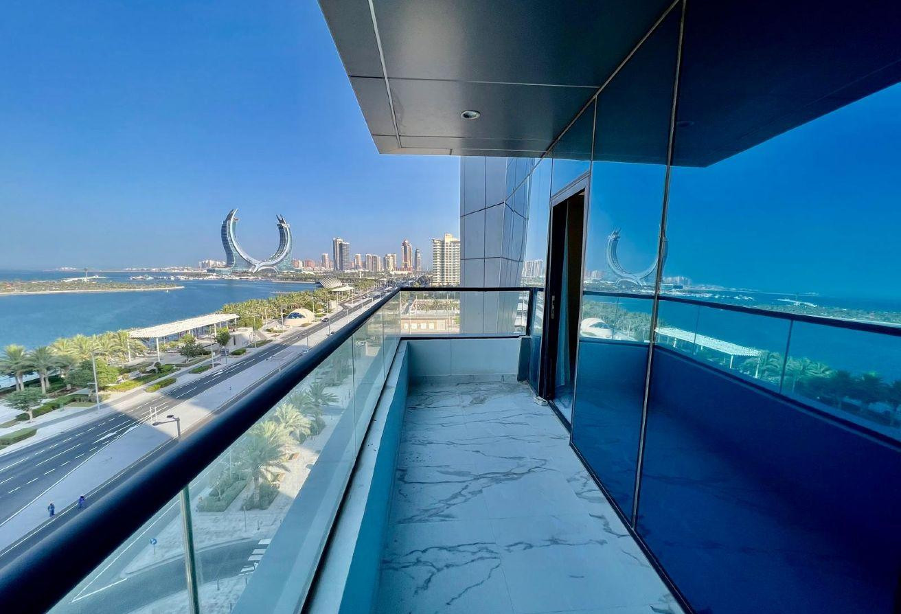 elegant 2 bedrooms+maid_furnished_marina lusail - Apartment in Marina Tower 23