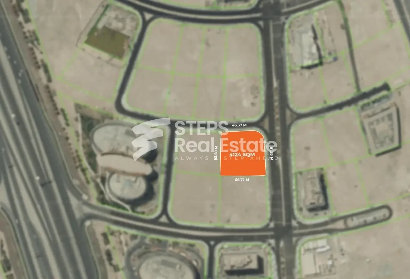 4,124 sqm Corporate Office Land for Sale - Labor Camp in APEX Lusail Commercial Complex