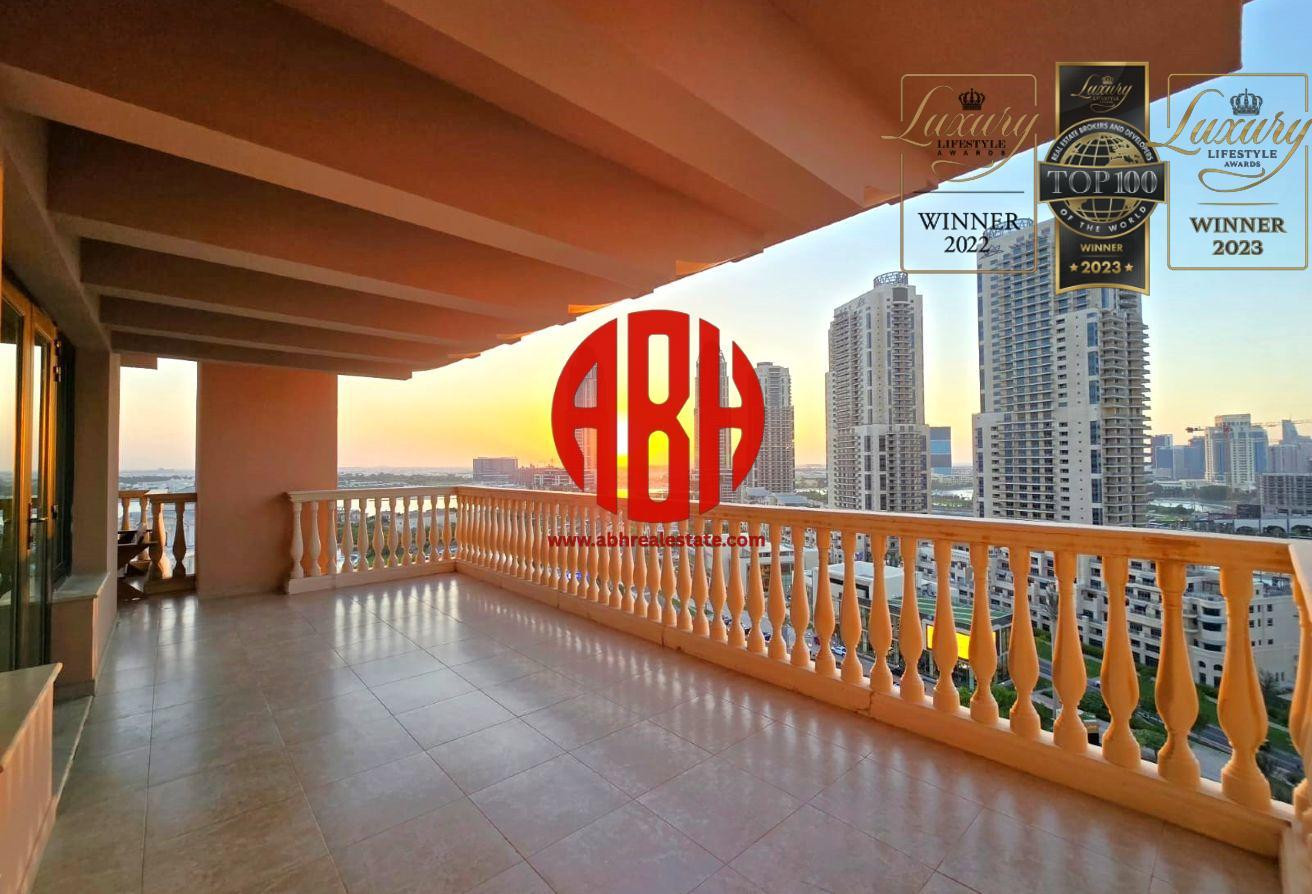 HUGE LUXURY FURNISHED 3BDR + MAID | HUGE BALCONIES - Apartment in East Porto Drive