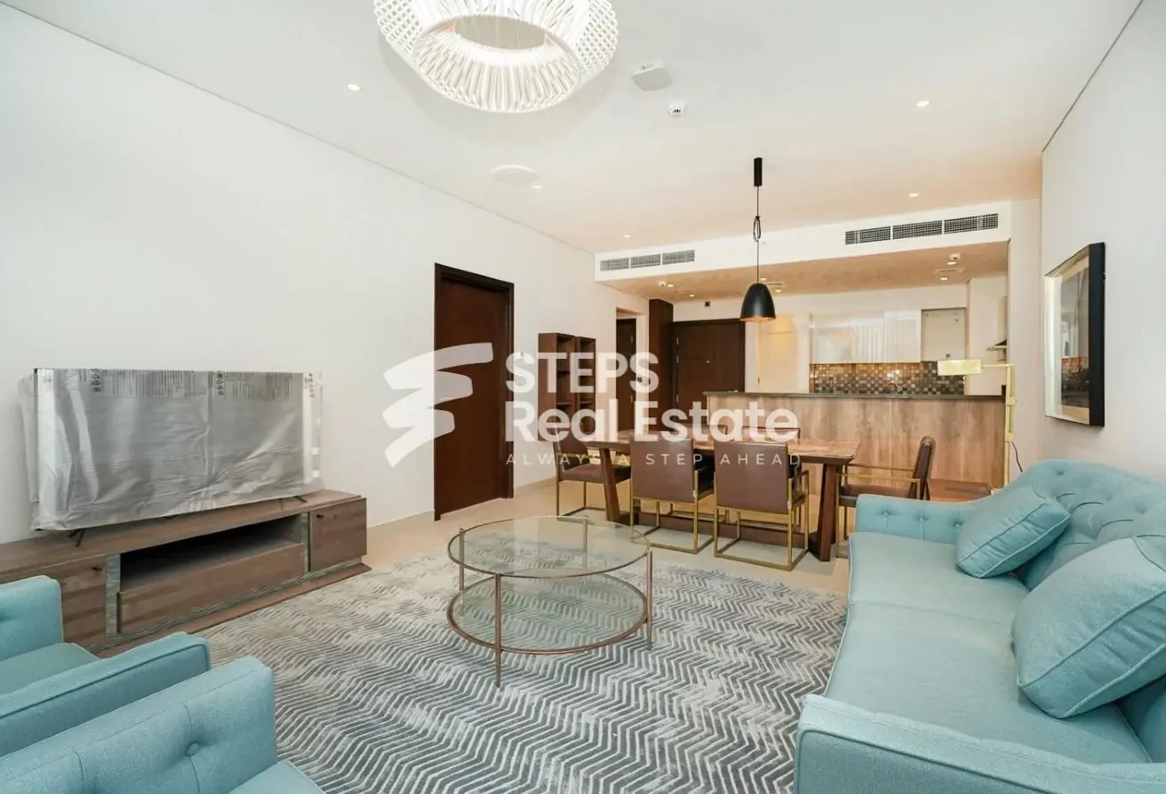 Luxurious 2 BHK Flat with Maids Room for Rent - Apartment in Lusail Residence