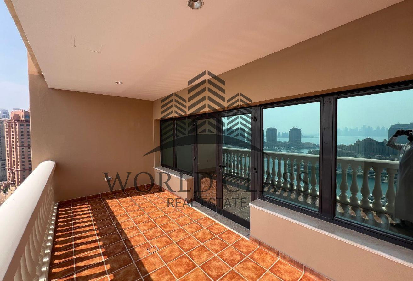 Full Marina 2BDR with Large Balcony for Sale Pearl - Apartment in West Porto Drive