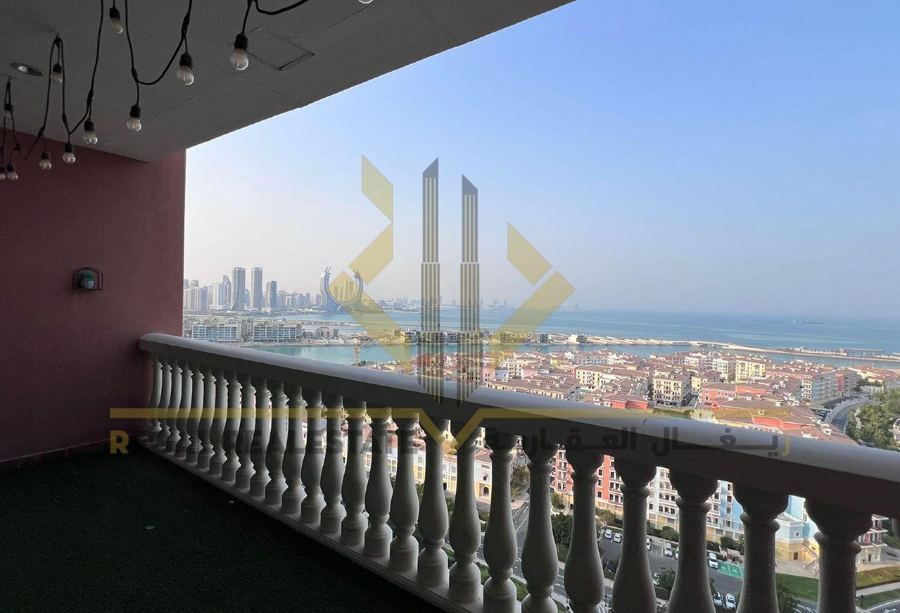Spacious semi-furnished 2-bedroom in porto arabia - Apartment in Porto Arabia