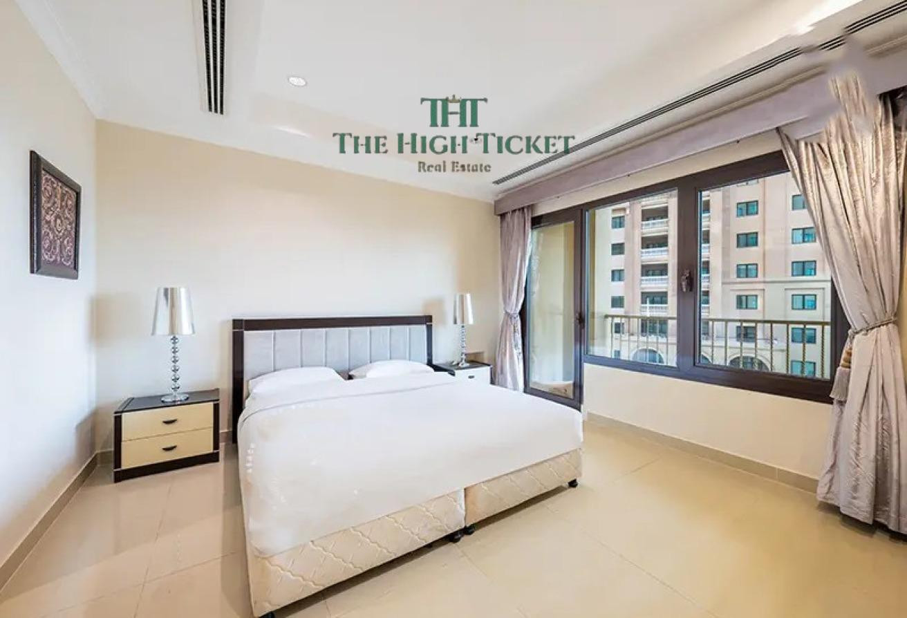 Lavish |1BHK | FF | Balcony | Including Qatar Cool - Apartment in West Porto Drive