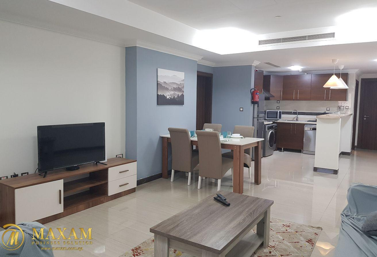 Master Bedroom Specious Flat In Pearl/Porto Arabia - Apartment in Porto Arabia