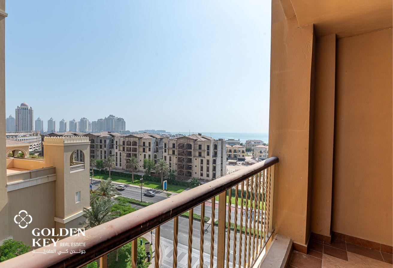 Furnished 1 Bed | Balcony | Porto Arabia | 7500