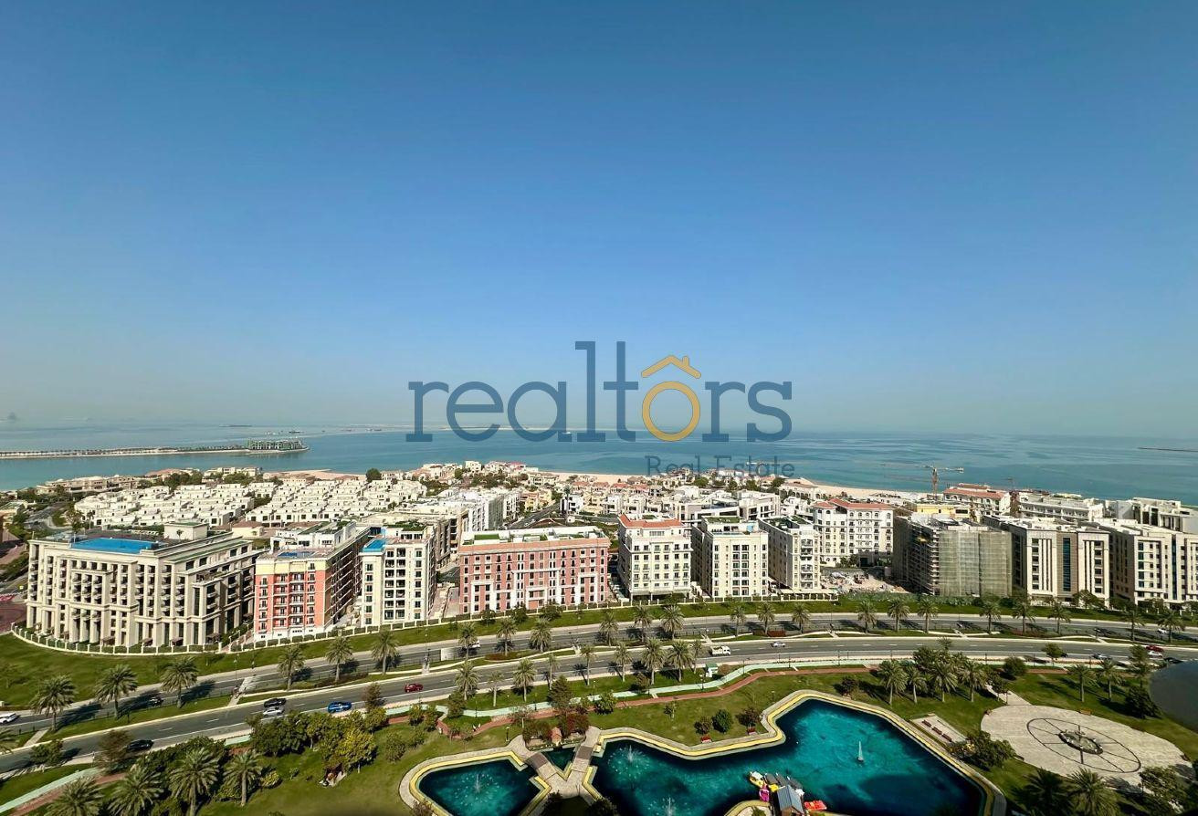 Beach View 1 Bedroom+Office in Viva Bahriyah