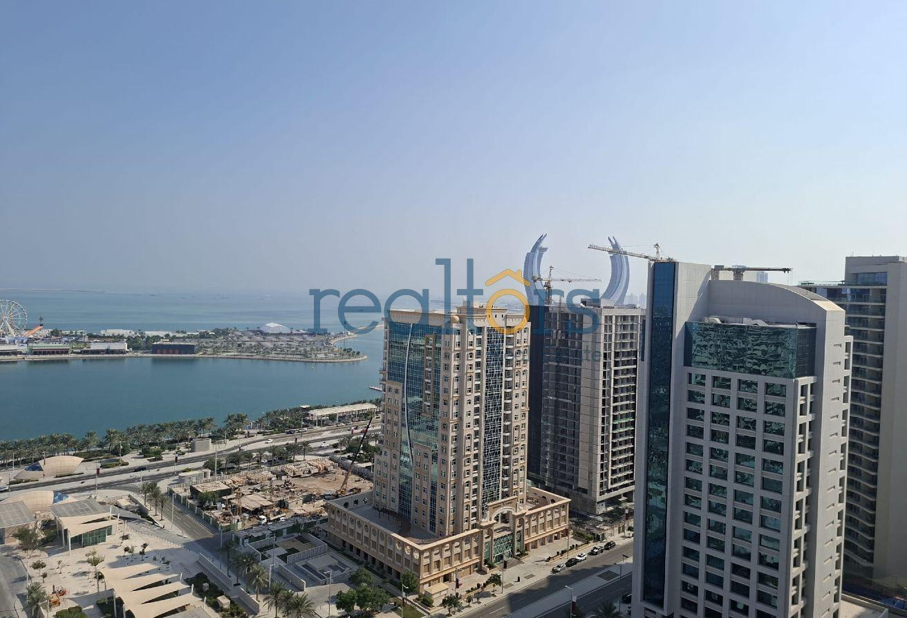 Panoramic view_high floor_2 bedrooms_marina lusail