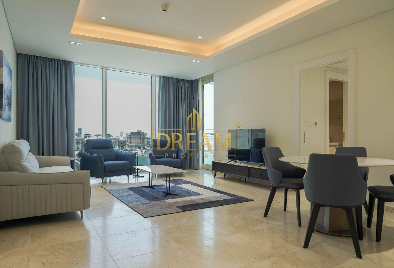 Modern 2-Bedroom Apartment | Sea View | For Rent - Apartment in Marina District