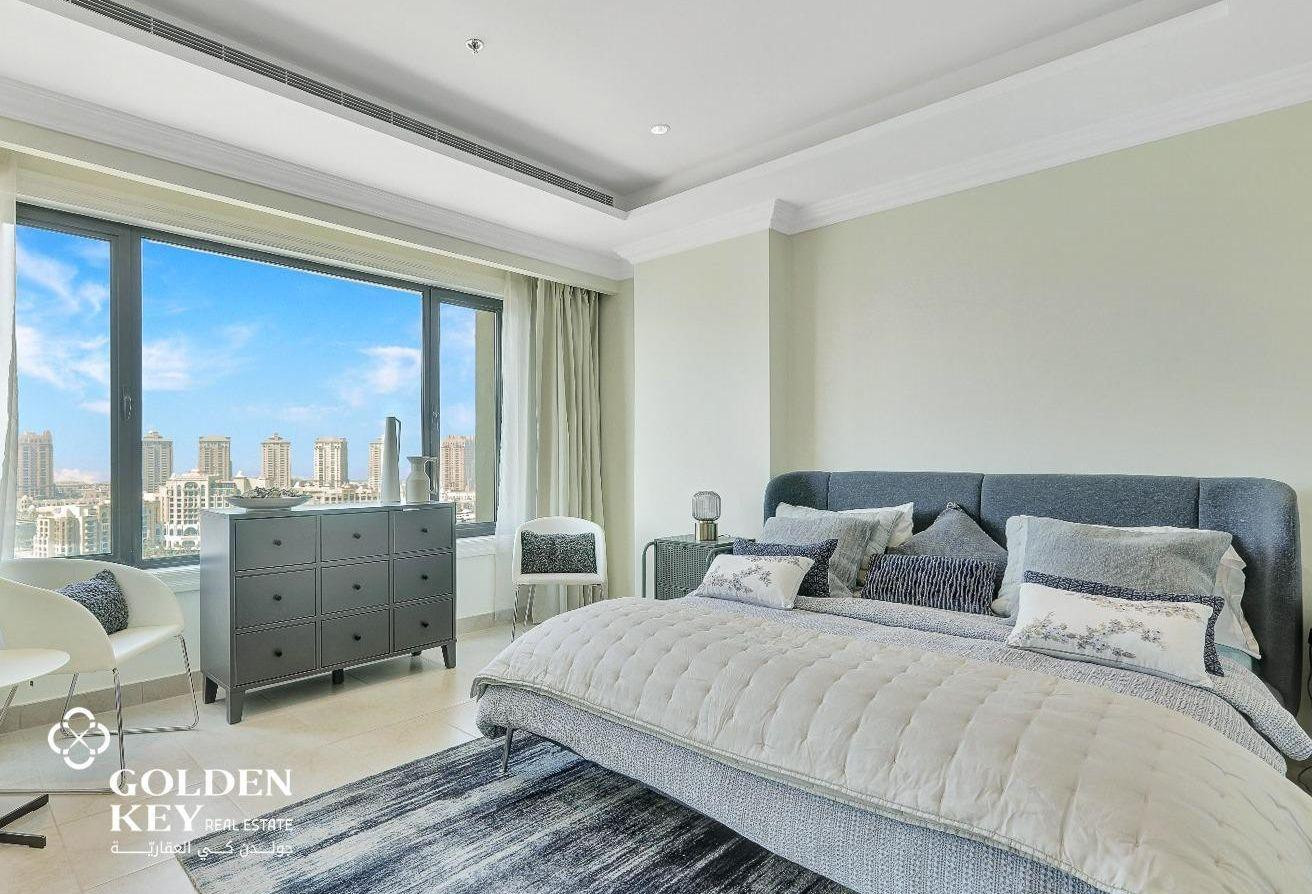 Luxury 2BR For Rent with Balcony in Porto Arabia - Apartment in West Porto Drive