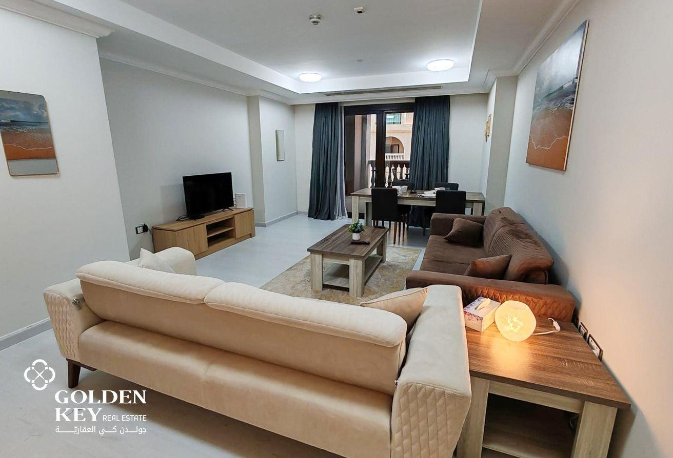 Elegant 1BHK with Balcony for Rent | Furnished - Apartment in West Porto Drive