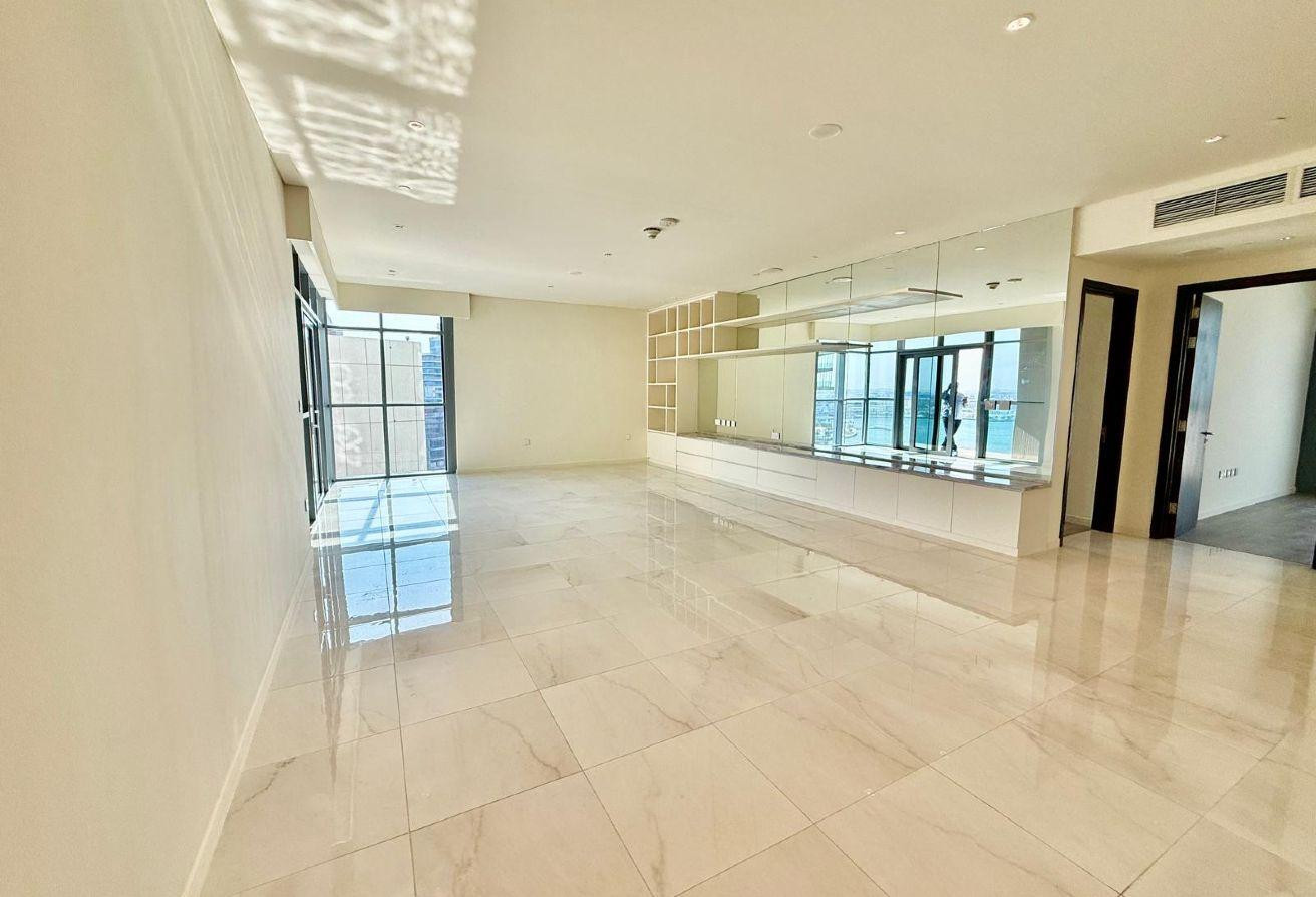 Sea View - Spacious 2Bedrooms - Semi Furnished - Apartment in Seef Lusail