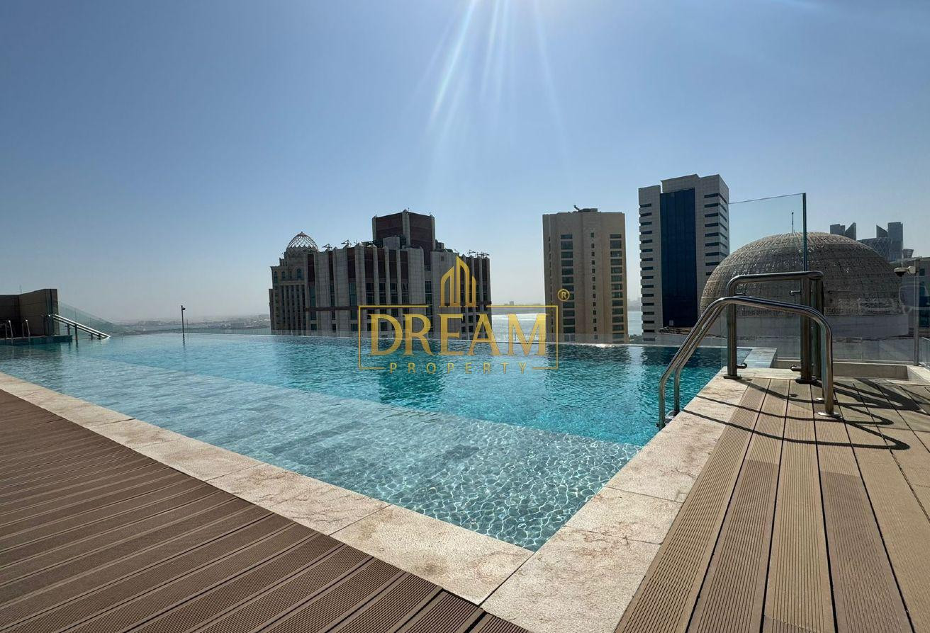 164 SQM | Spacious 2 Bedroom+ Maid | Sea View - Apartment in West Bay