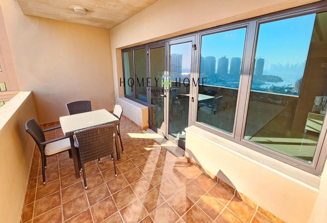 Furnished 2Bedrooms in Porto Arabia with Balcony - Apartment in Porto Arabia