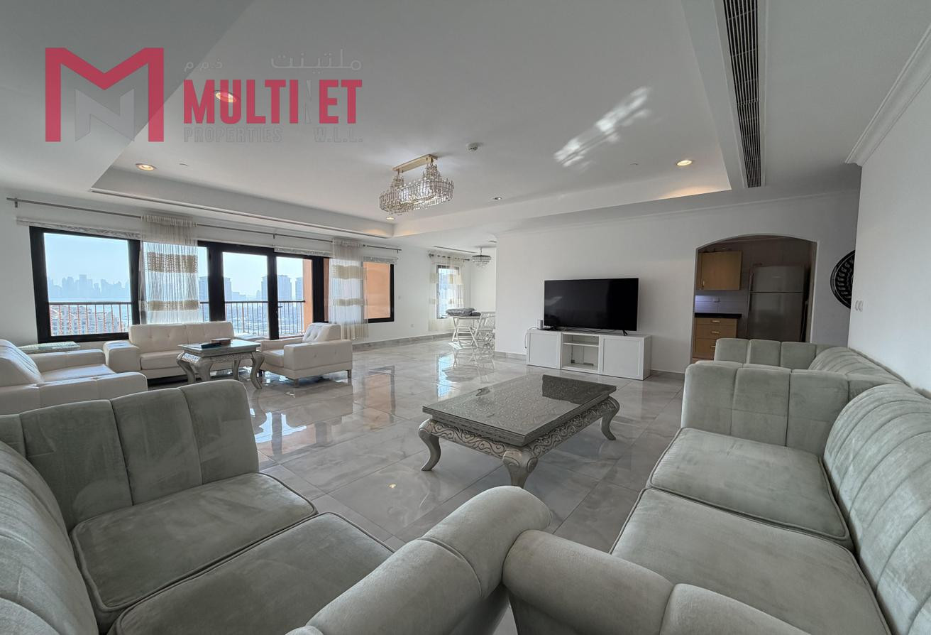 Marina View | Renovated 3BHK Semi-Furnished - Apartment in West Porto Drive