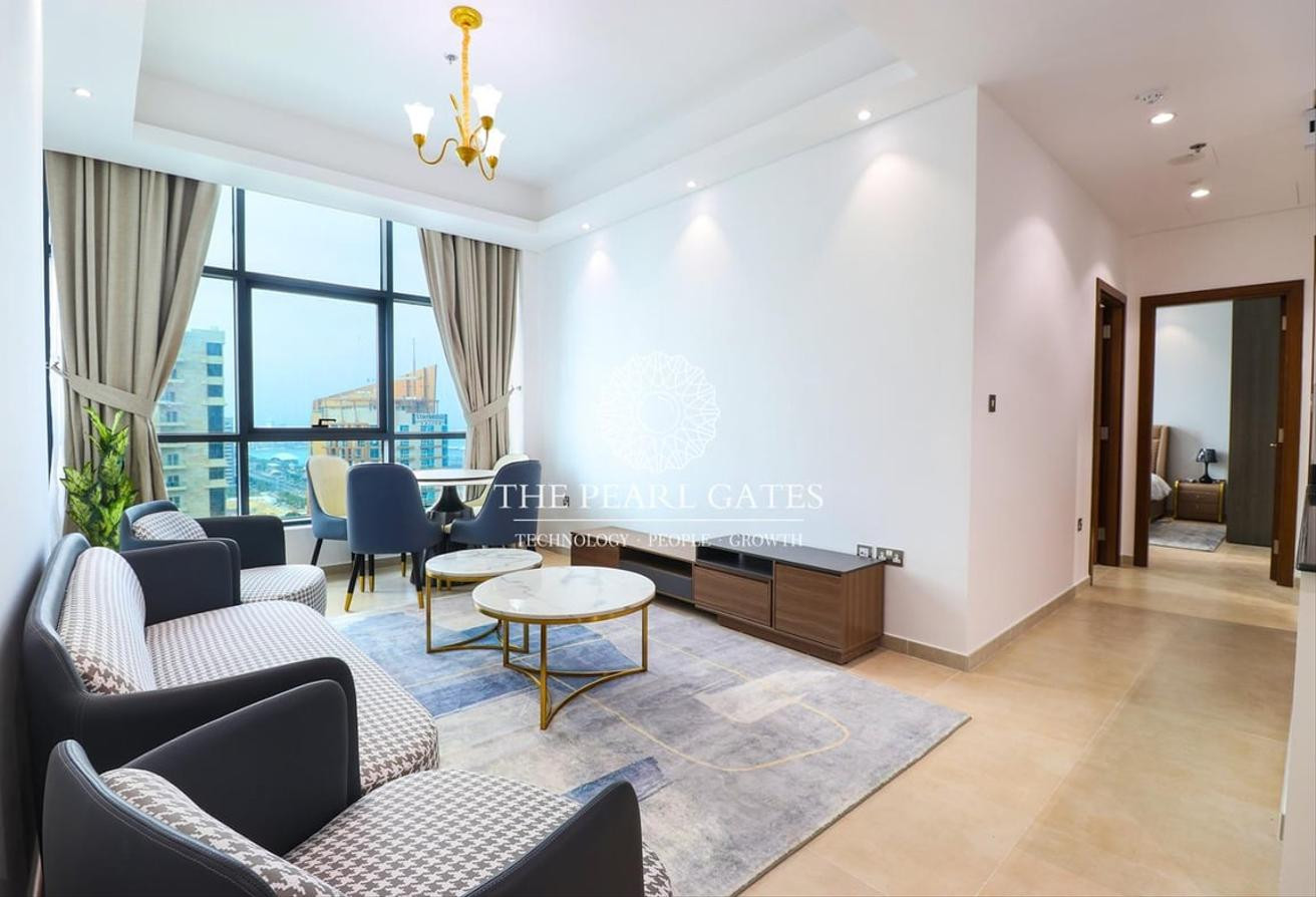 Panoramic Skyline View | 2 Bedrooms | High Floor - Apartment in Lusail Residence