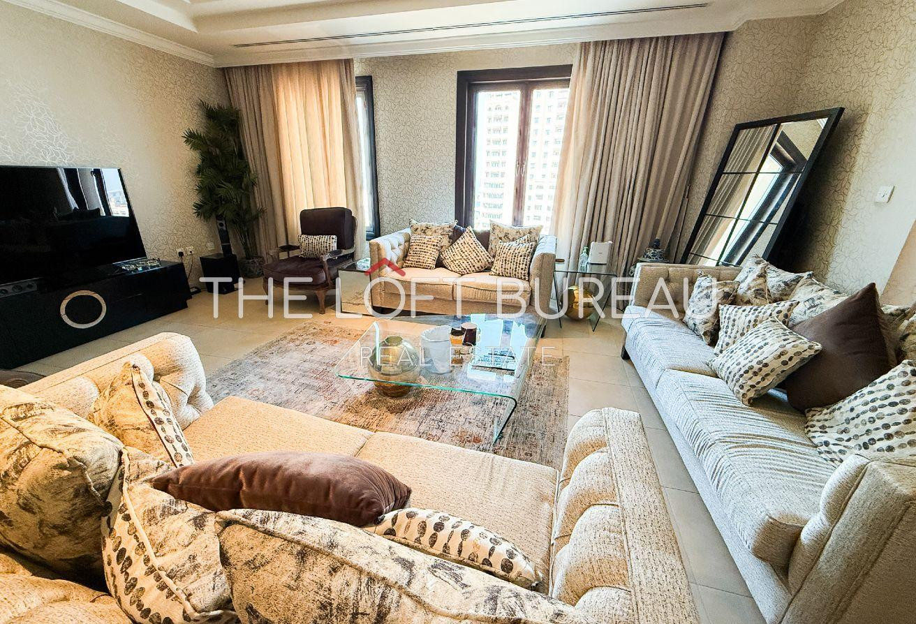 3 + Maid | Ferrari Tower | Direct Marina view - Apartment in Tower 7 (Ferrari Tower)