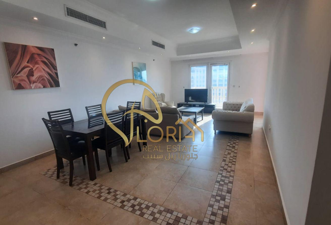 Furnished 2BHK in Porto Arabia – The Pearl | 10K - Apartment in East Porto Drive