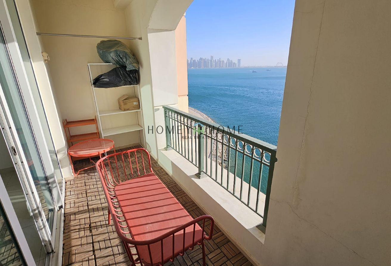 Direct Sea View 2BHK with 3 Balconies for Sale